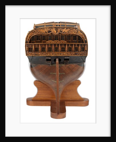Contemporary full hull model of the 'L'Éole' (1789), a French 74-gun two-decker ship of the line by Unknown