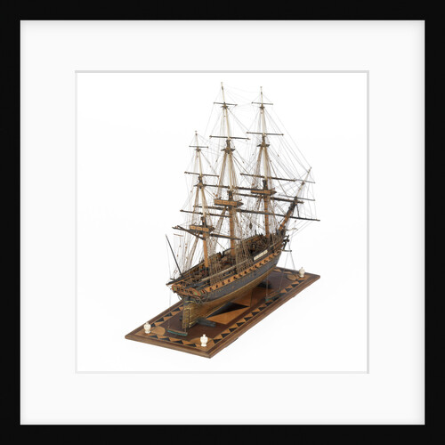 French 44-46 Gun Frigate by unknown