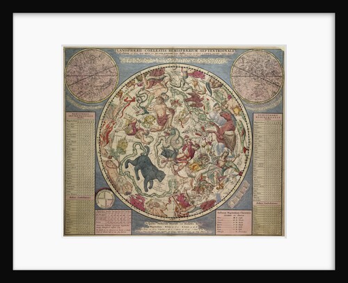 Planesphaerii Coelestis Hemisphaerium Septentrionale by Carel Allard