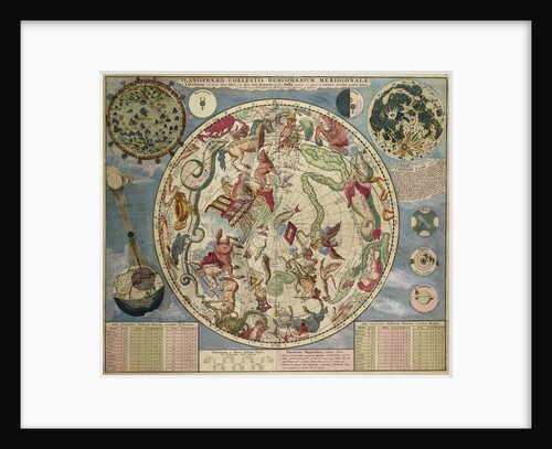 Planesphaeri Coelestis Hemisphaerium Meridionale by Carel Allard