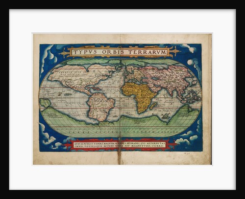 Typus Orbis Terrarum (Image of the globe of the world) by Unknown