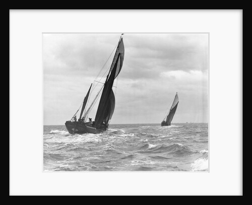 Sailing barge 'Genesta' (Br, 1903) under sail by Anonymous