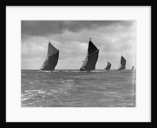 The Spritsail Barge Race, 1903 by Anonymous