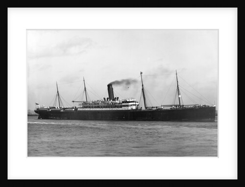 Cargo liner 'Marquette' (Br, 1898), Atlantic Transport Line, under way by unknown
