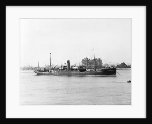 Photograph of the cargo steamer 'City of Sparta' (1897) on 19th June 1900 by unknown