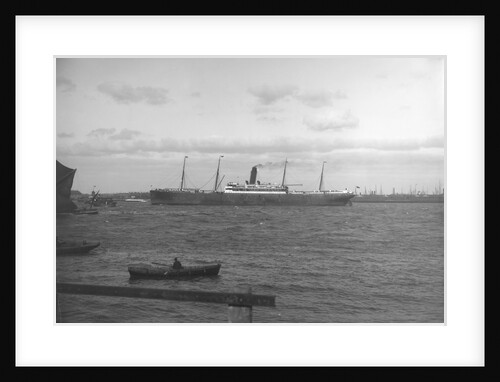 Cargo liner 'Marquette' (Br, 1898), Atlantic Transport Line, under way by unknown