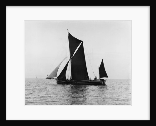 Sailing barge 'Veronica' (Br, 1906) under sail by unknown