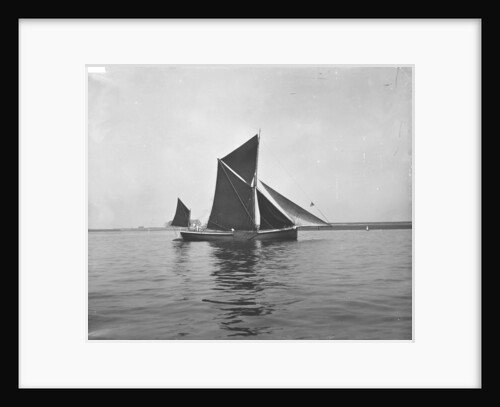 Sailing barge 'Sara' (Br, 1902) under sail by unknown