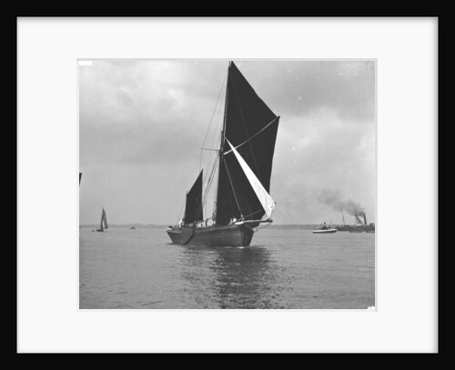 Sailing barge 'Mildreda' (Br, 1900) under sail by unknown
