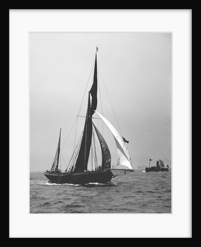 'Satanita' (Br, 1897) under sail by unknown