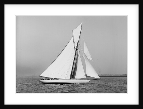 A yacht under sail by Anonymous