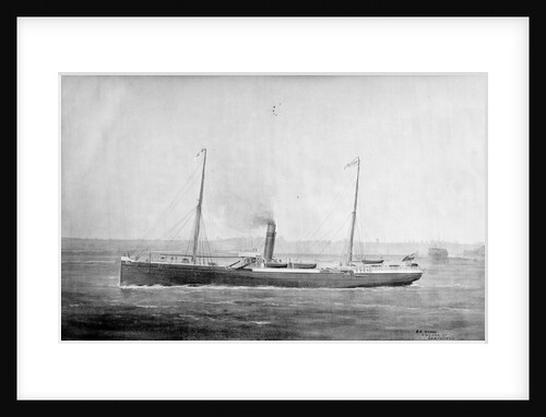 'Marmion' cargo steamer, short sea, copy of a painting by unknown