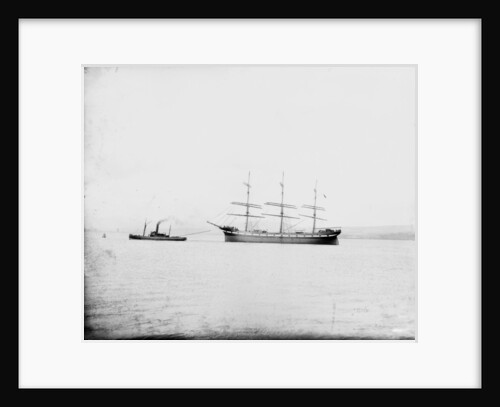 The 'Pendeen' (Br, 1896) in tow of the tug 'Hercules', probably when new by unknown