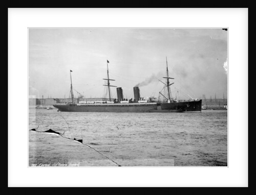 Passenger liner 'Umbria' (Br, 1884) Cunard S S Co Ltd. by unknown