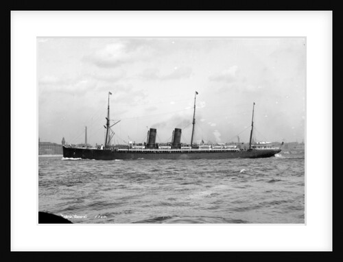 Passenger liner 'Umbria' (Br, 1884) Cunard S S Co Ltd. by Francis Frith & Co.