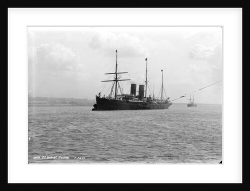 Passenger liner 'Umbria' (Br, 1884) Cunard S S Co Ltd. by Francis Frith & Co.