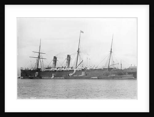 Passenger liner 'Servia' (Br, 1884), Cunard S S Co Ltd by National Maritime Museum