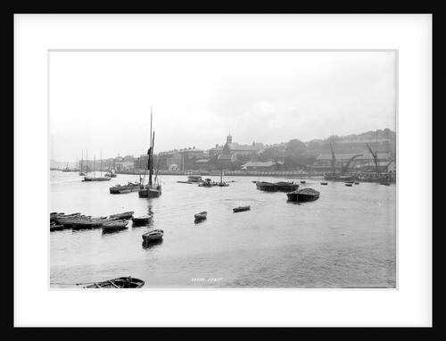Chatham, Kent, looking north-north-east from Sun Pier down the River Medway by National Maritime Museum