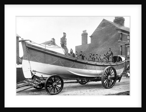 Lifeboat crew, Skegness, Lincolnshire by Francis Frith & Co.
