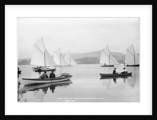 Yachts and pulling skiffs on the lake at Bowness, Lake Windermere by National Maritime Museum