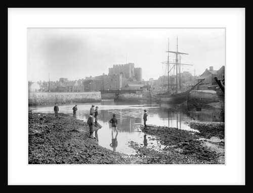 Harbour and Castle Rushen, Castletown, Isle of Man by National Maritime Museum