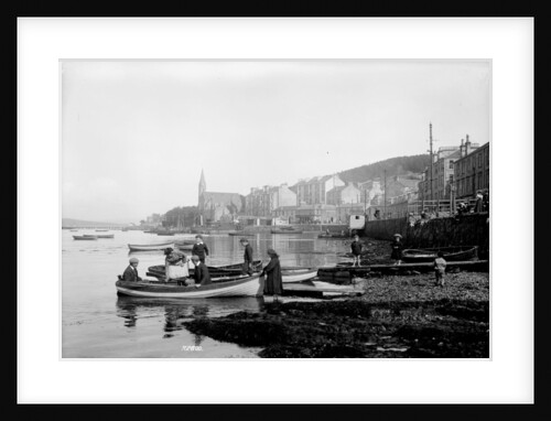 Port Bannatyne, Island of Bute. A view of the town and foreshore. by Francis Frith & Co.