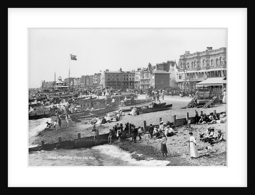View from the pier, Worthing, Sussex by Francis Frith & Co.