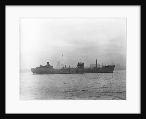 'Empire Silver' (Br, 1941) tanker, at anchor in the River Mersey by Anonymous