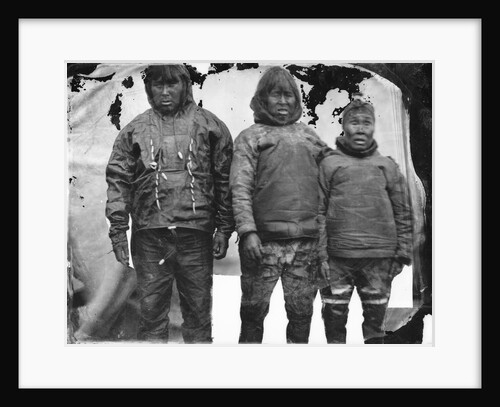 Portrait of Inuit group by Edward Augustus Inglefield