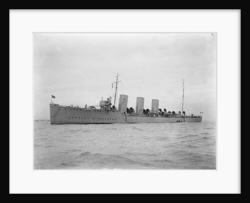 Torpedo boat destroyer, flotilla leader HMS 'Swift' (1907) by unknown