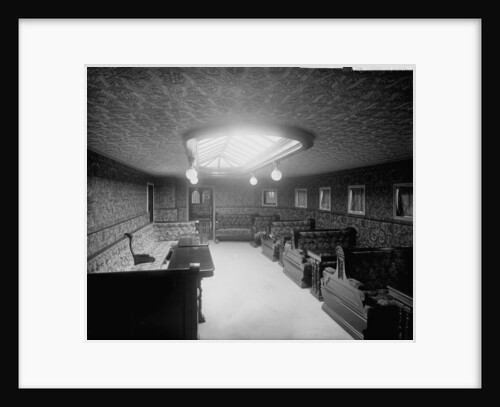 First Class Smoking Room of the 'Australia' (1892) by Bedford Lemere & Co.
