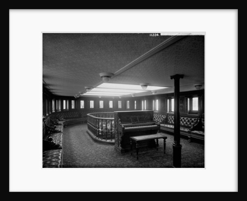 First Class Music Room on the 'Rome' (1881) by Bedford Lemere & Co.