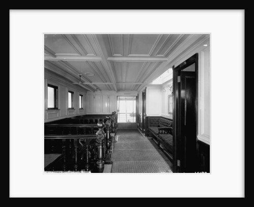 Second Class Entrance on the 'Omrah' (1899) by Bedford Lemere & Co.