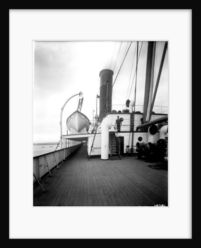 Bridge Deck on the 'Saxonia' (1900) by Bedford Lemere & Co.
