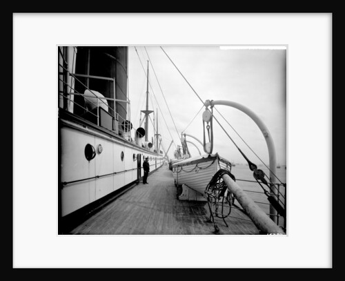 Boat Deck on the 'Saxonia' (1900) by Bedford Lemere & Co.