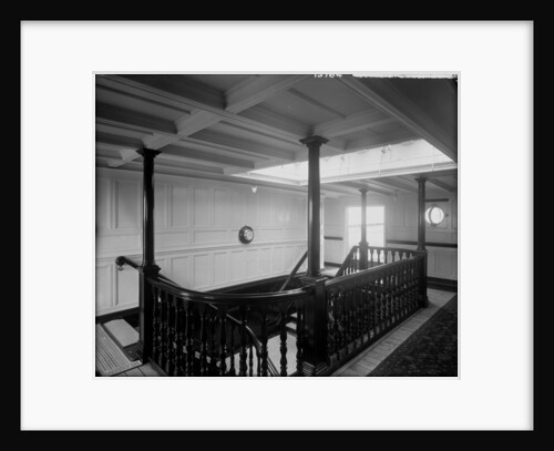 First Class Entrance on the 'Saxonia' (1900) by Bedford Lemere & Co.