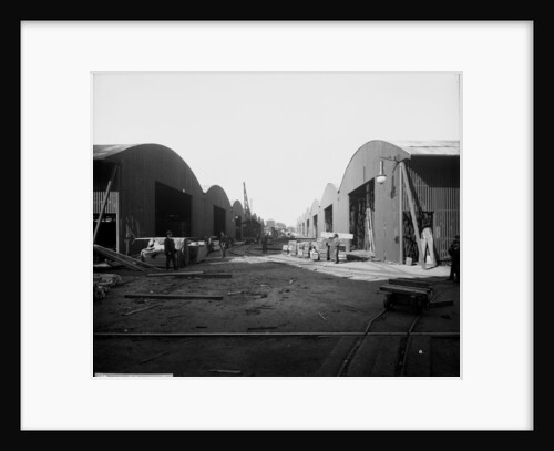 Wood Drying Sheds at John Brown & Co. Ltd, Clydebank, 1901 by Bedford Lemere & Co.