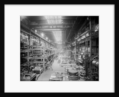 Erecting Shop in the Engine Works at John Brown & Co. Ltd, Clydebank, 1901 by Bedford Lemere & Co.