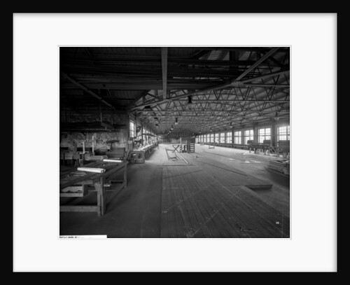 Mould Loft at John Brown & Co. Ltd, Clydebank, 1901 by Bedford Lemere & Co.