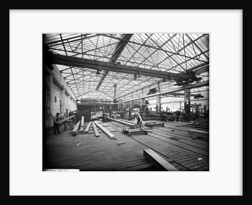 Sawmill at John Brown & Co. Ltd, Clydebank, 1901 by Bedford Lemere & Co.
