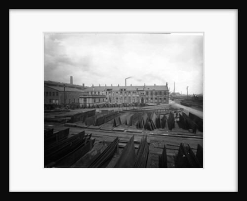 General Offices and Stackyard at John Brown & Co. Ltd, Clydebank, 1901 by Bedford Lemere & Co.