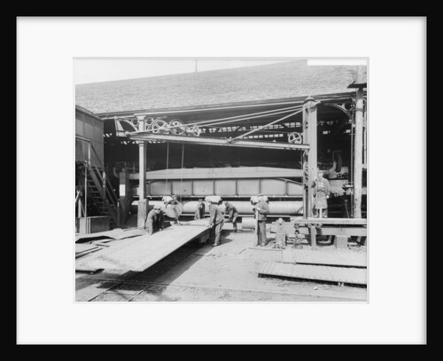 Plate-bending rolls at John Brown & Co. Ltd, Clydebank, 1901 by Bedford Lemere & Co.