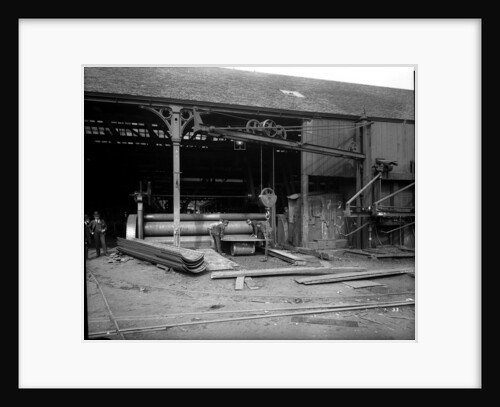 Plate-bending rolls at John Brown & Co. Ltd, Clydebank, 1901 by Bedford Lemere & Co.