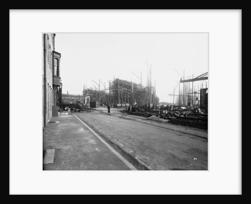 Building berths at John Brown & Co. Ltd, Clydebank, 1901 by Bedford Lemere & Co.
