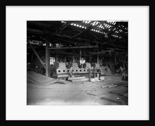 Plate-bending machine at John Brown & Co. Ltd, Clydebank, 1901 by Bedford Lemere & Co.
