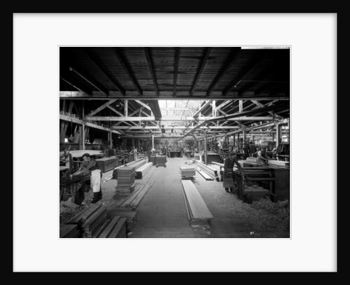 Joiners' Shop at John Brown & Co. Ltd, Clydebank, 1901 by Bedford Lemere & Co.