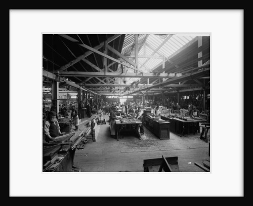 Joiners' Shop at John Brown & Co. Ltd, Clydebank, 1901 by Bedford Lemere & Co.