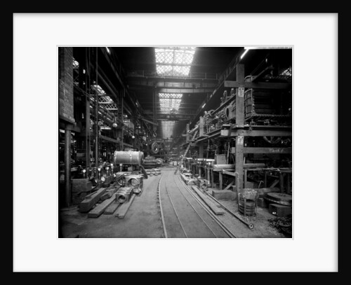 Erecting Shop in the Engine Works at John Brown & Co. Ltd, Clydebank, 1901 by Bedford Lemere & Co.