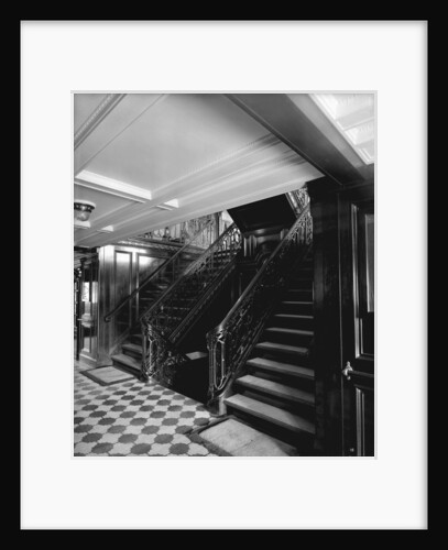 First Class Entrance on the 'Balmoral Castle' (1910) by Bedford Lemere & Co.