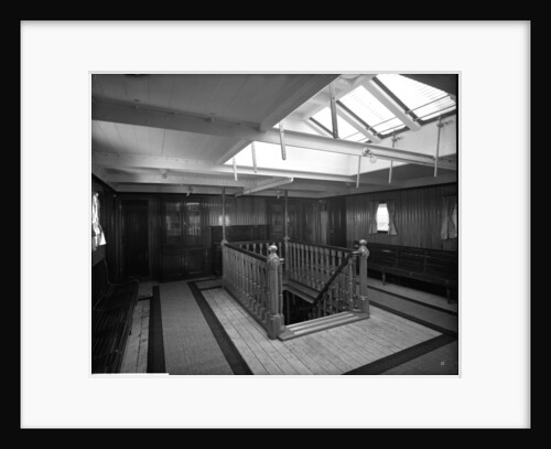 Third Class Lounge on the 'Balmoral Castle' (1910) by Bedford Lemere & Co.